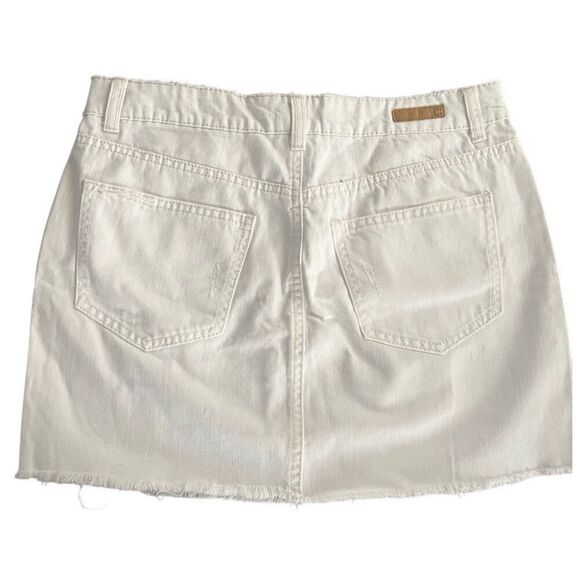 True Craft Denim White Skirt size 5 - Picture 2 of 7